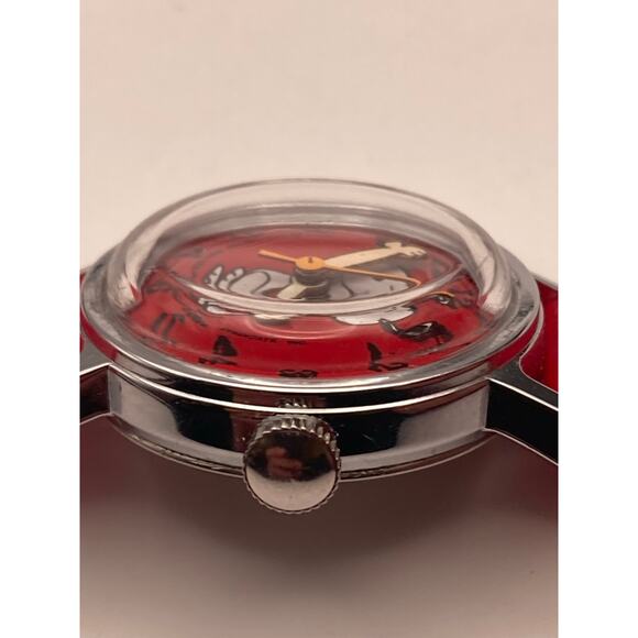 VTG Timex Snoopy Mechanical Wind Up Watch 25mm Original Band Plus Extra Band - Picture 7 of 13